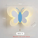 GobekUsa Butterfly Wall Lamp: Charming LED Light for Kids' Bedroom and Nursery