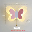 GobekUsa Butterfly Wall Lamp: Charming LED Light for Kids' Bedroom and Nursery