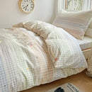 GobekUsa Cotton Printed Student Bedding Set - All Seasons Queen Single Comforter Cover Set