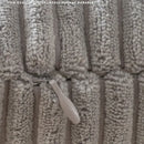 Pastel corduroy striped body pillow bedroom lumbar support by Decorbites