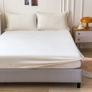 GobekUsa Cozy Flannel Queen Bed Sheet | Soft Fitted Coral Fleece Mattress Cover | Plush Winter Bedsheet