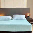 GobekUsa Cozy Flannel Queen Bed Sheet | Soft Fitted Coral Fleece Mattress Cover | Plush Winter Bedsheet
