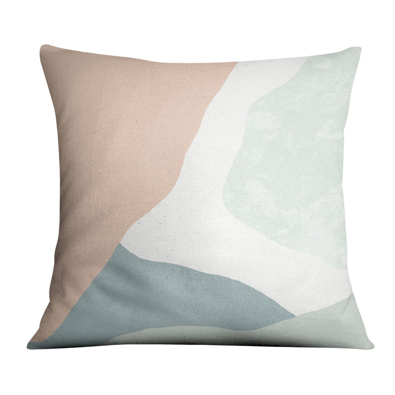 Pastel Curves A Cushion