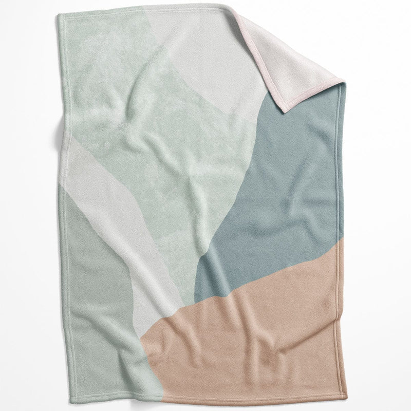 Pastel Curves B Blanket