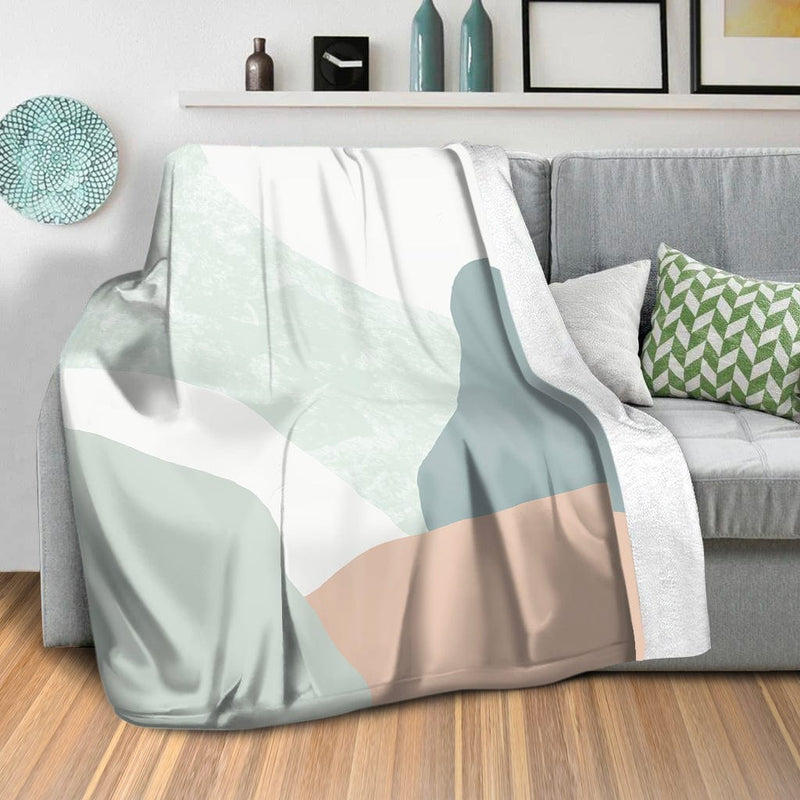 Pastel Curves B Blanket