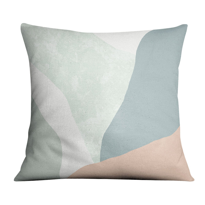 Pastel Curves B Cushion