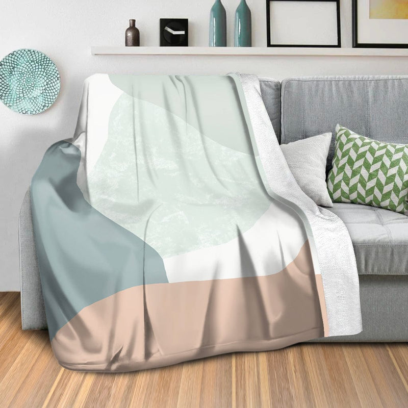 Pastel Curves C Blanket