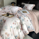 GobekUsa Flowers Prints Bedding Set - Duvet Cover, Bed Sheet, Pillowcases