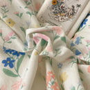 GobekUsa Korean Lace Bedding Set, Full Double Size, Washed Cotton, Soft Bedclothes