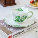 GobekUsa Bone China Coffee Cup and Saucer Set for Home and Office