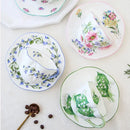 GobekUsa Bone China Coffee Cup and Saucer Set for Home and Office