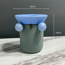 GobekUsa Geometric Ball Ceramic Vase Hand-made Home Decor
