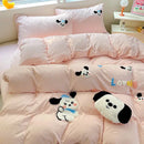 GobekUsa Cartoon Embroidery Bedding Set for Single & Double Sleepers