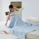 GobekUsa Green Summer Cooling Comforter for Single Beds