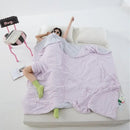 GobekUsa Green Summer Cooling Comforter for Single Beds
