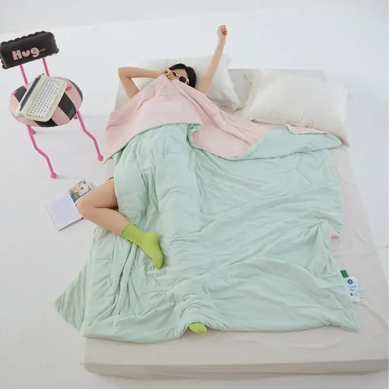 GobekUsa Green Summer Cooling Comforter for Single Beds, photo 15 of 15