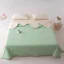 GobekUsa Green Summer Cooling Comforter for Single Beds