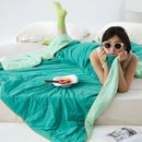 GobekUsa Green Summer Cooling Comforter for Single Beds