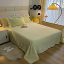 GobekUsa Double-Layer Lace Bubble Cotton Bedding Set - Soft Skin-Friendly Bed Linens