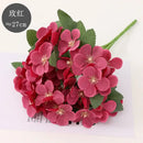 Pastel hydrangea begonia flower dry flower embossing living room decor by Decorbites