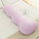 GobekUsa Ice Cream Wavy Soft Plush Pillow for Girls Bedroom & Sofa