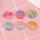 Pastel iridescent pearl shells beach decor embellishments bedroom art by Decorbites