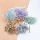Pastel lavender and mint 10pcs artificial plants for living room decor by Decorbites