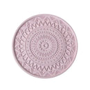 Pastel mandala diatomite round coasters dining room drink mats by Decorbites