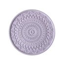 Pastel mandala diatomite round coasters dining room drink mats by Decorbites