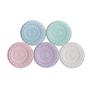 Pastel mandala diatomite round coasters dining room drink mats by Decorbites