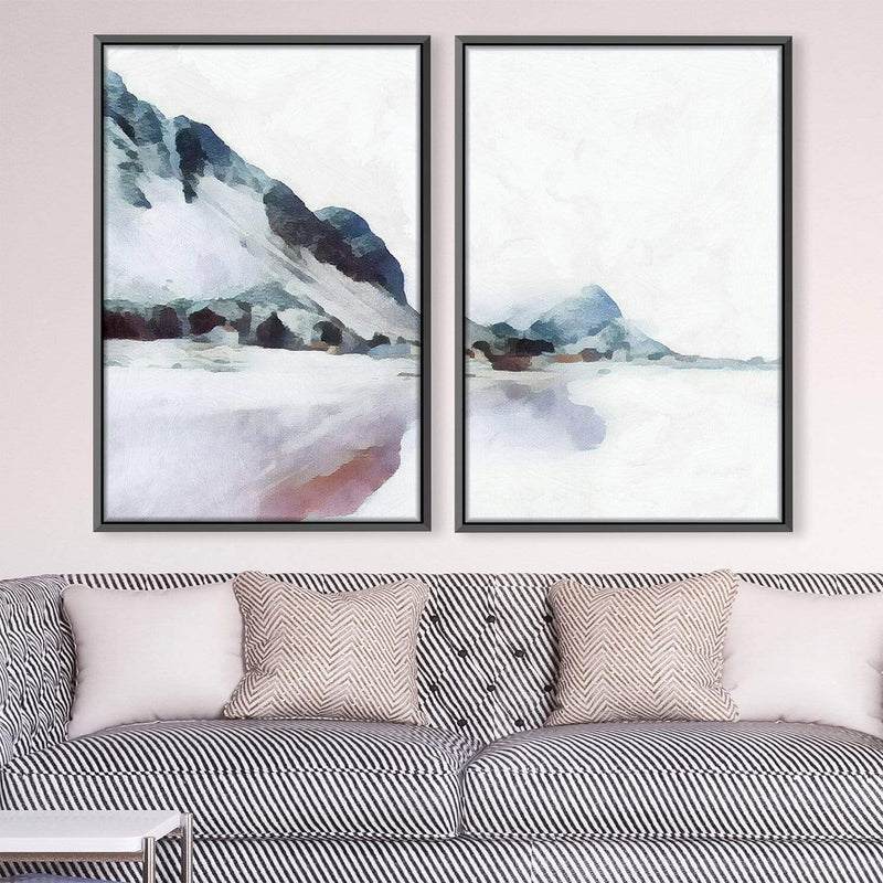 Pastel Mountains Canvas