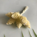 Pastel pinecone artificial flower wreath for living room decor by Decorbites