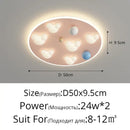 GobekUsa Cloud Shape Ceiling Lights Pink Blue 50CM - Indoor Decorative Ceiling Lamps