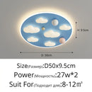 GobekUsa Cloud Shape Ceiling Lights Pink Blue 50CM - Indoor Decorative Ceiling Lamps