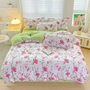 GobekUsa Cozy Cotton Bedding Set for Double Bed, Autumn Winter Duvet Cover Kit