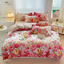 GobekUsa Cozy Cotton Bedding Set for Double Bed, Autumn Winter Duvet Cover Kit