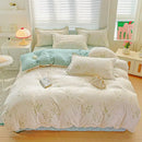 GobekUsa Cozy Cotton Bedding Set for Double Bed, Autumn Winter Duvet Cover Kit
