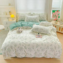 GobekUsa Cozy Cotton Bedding Set for Double Bed, Autumn Winter Duvet Cover Kit