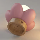 GobekUsa Cream Flower Wall Lamp: Nordic Style Indoor Lighting for Living Room and Bedroom