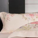 GobekUsa Flowers Pattern 1000TC Egyptian Cotton Luxury Bedding Set & Silk Duvet Cover
