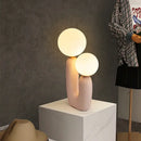 GobekUsa Glass Ball Table Lamp: Green Pink Resin Nordic Creativity Cute Bedroom Decor