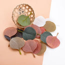 Pastel pink & green silk leaf artificial plants living room decor by Decorbites