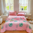 GobekUsa Cartoon Bear Printed Summer Quilt Lightweight Soft Cooling Blanket