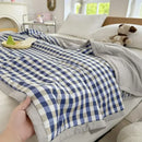GobekUsa Cartoon Bear Printed Summer Quilt Lightweight Soft Cooling Blanket