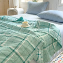 GobekUsa Cartoon Bear Printed Summer Quilt Lightweight Soft Cooling Blanket