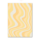 GobekUsa Pastel Purple Abstract Wall Art Print