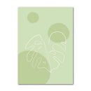 GobekUsa Pastel Purple Abstract Wall Art Print