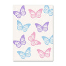 GobekUsa Pastel Purple Abstract Wall Art Print