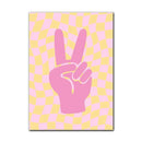 GobekUsa Pastel Purple Abstract Wall Art Print