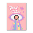 GobekUsa Pastel Purple Abstract Wall Art Print